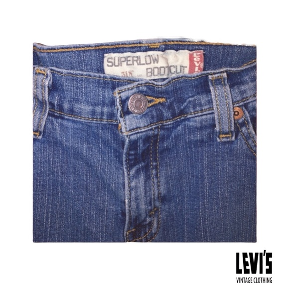 Y2K - 518 Super Low Levis Bootcut Jeans - Picture 6 of 6